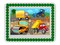 Construction vehicles Edible Icing Sheet cake topper for 1/4 Sheet cake or larger